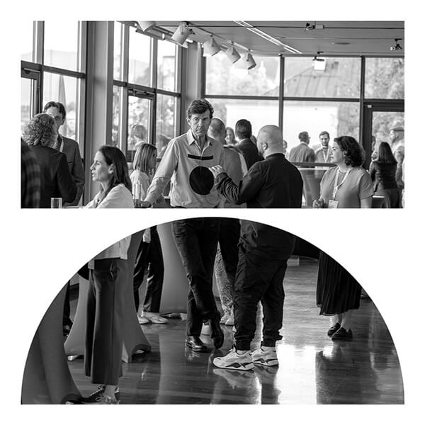 Event im LOFT Salzburg: Stefan Sagmeister und Ali Mahlodji halten eine Keynote.