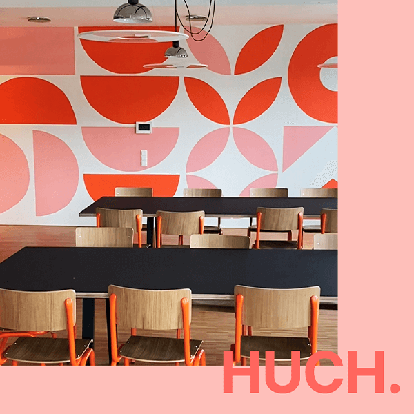 neues Wandbild im Sozialraum im movea Office